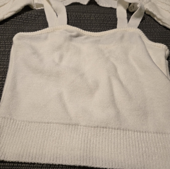 BP two piece cable knit shrug sweater set size XXS - Picture 4 of 10